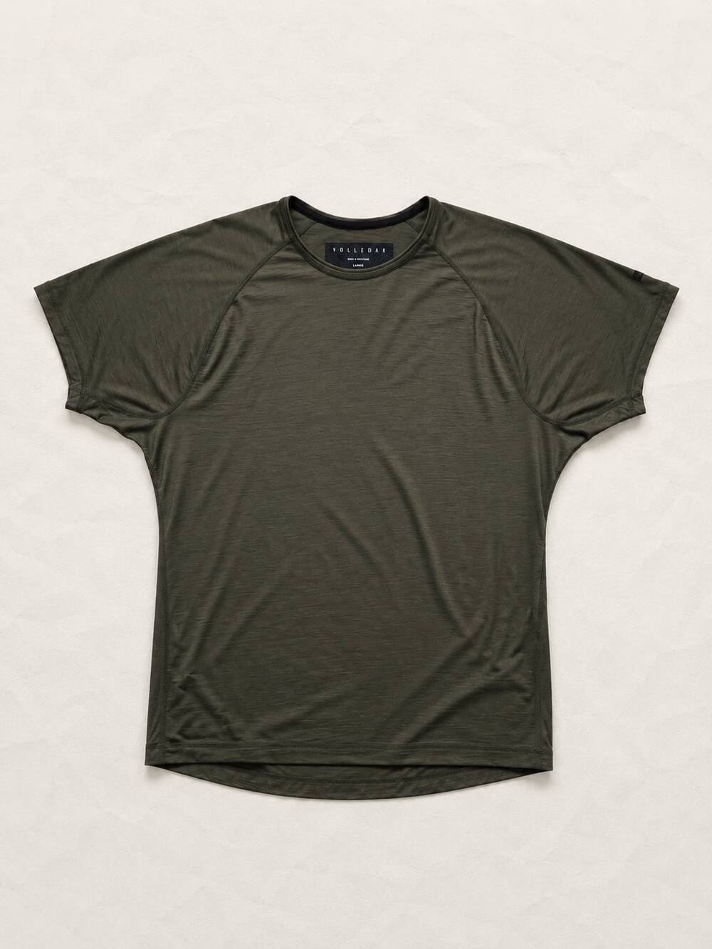 Vollebak Merino T-Shirt 100% Merino Wool Olive Green Large